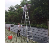室外高位灯具清洁